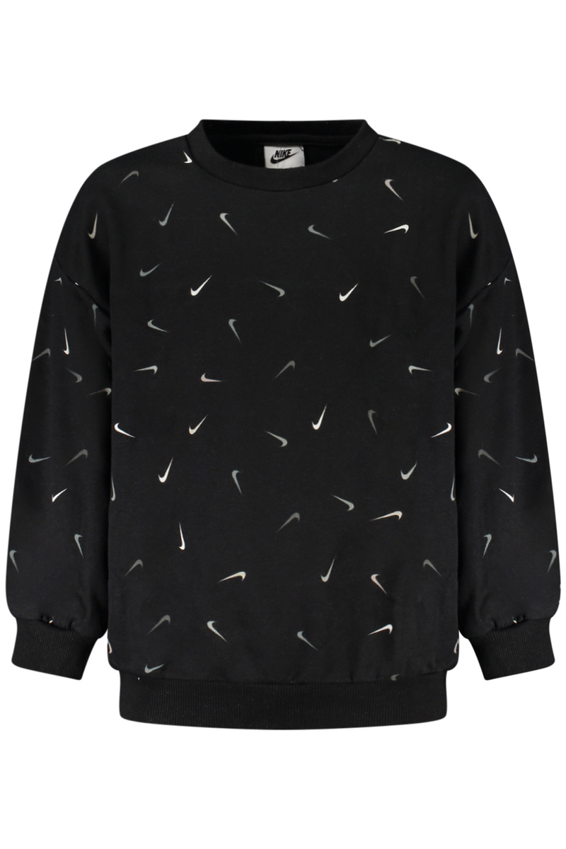 CZARNA BLUZA DZIECIĘCA NIKE Z ROZPINANYM NA ZAMEK
