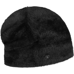 Czapka Beanie Soft Fake Fur by Loevenich, czarny, One Size