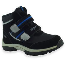 Dziecięce buty ocieplone Soft Shell z membraną Wojtyłko 24094 Czarne