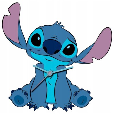 Zegar ścienny KIDS EUROSWAN LAS3069 Stitch