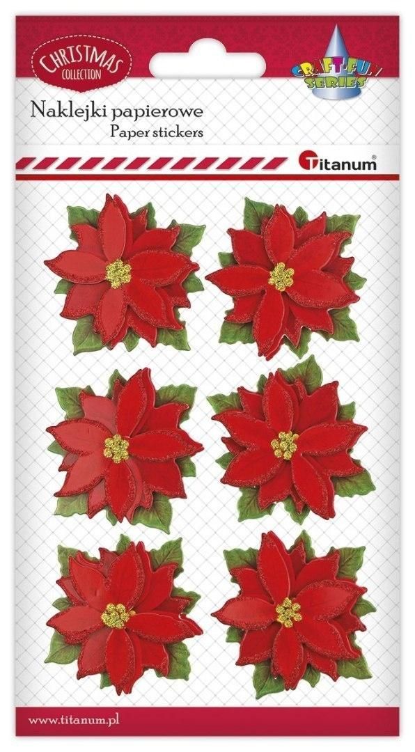 Dekoracje samoprzylepne papierowe 3d 44m 6 szt