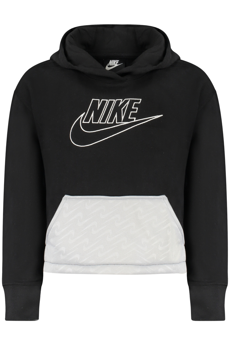 CZARNA BLUZA DZIECIĘCA NIKE Z ROZPINANYM NA ZAMEK