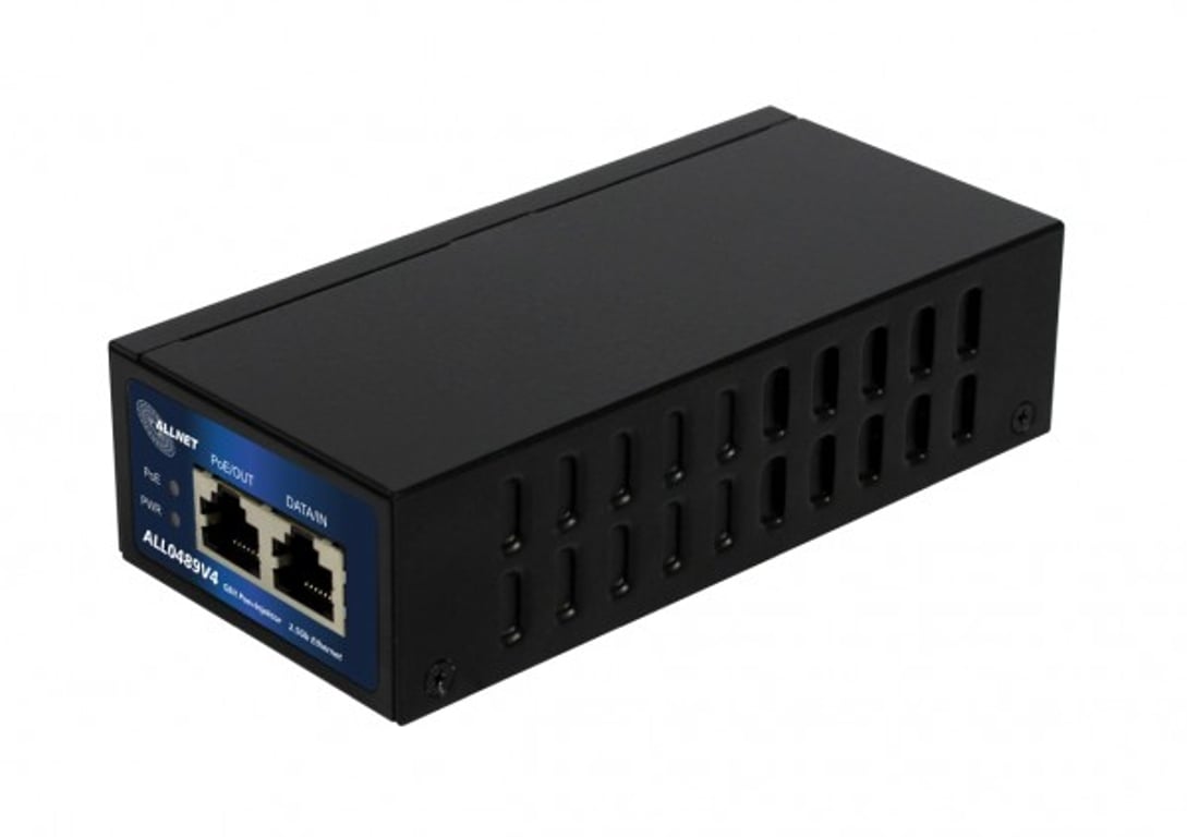 ALLNET ALL0489V4 łącza sieciowe Obsługa PoE Czarny