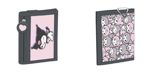 Portfelik Kuromi pink