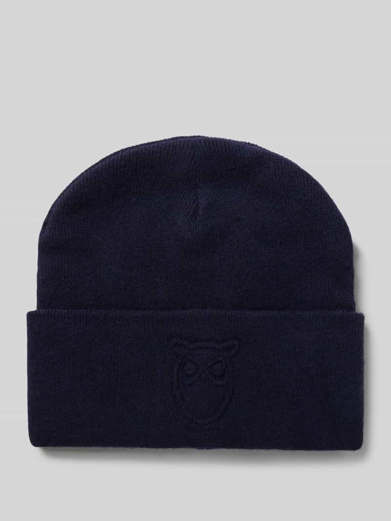 Czapka beanie z detalem z logo