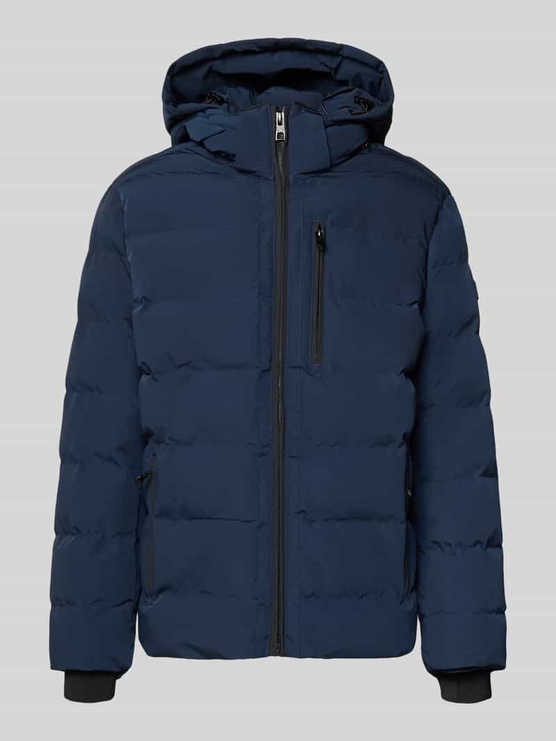 Kurtka pikowana z kapturem