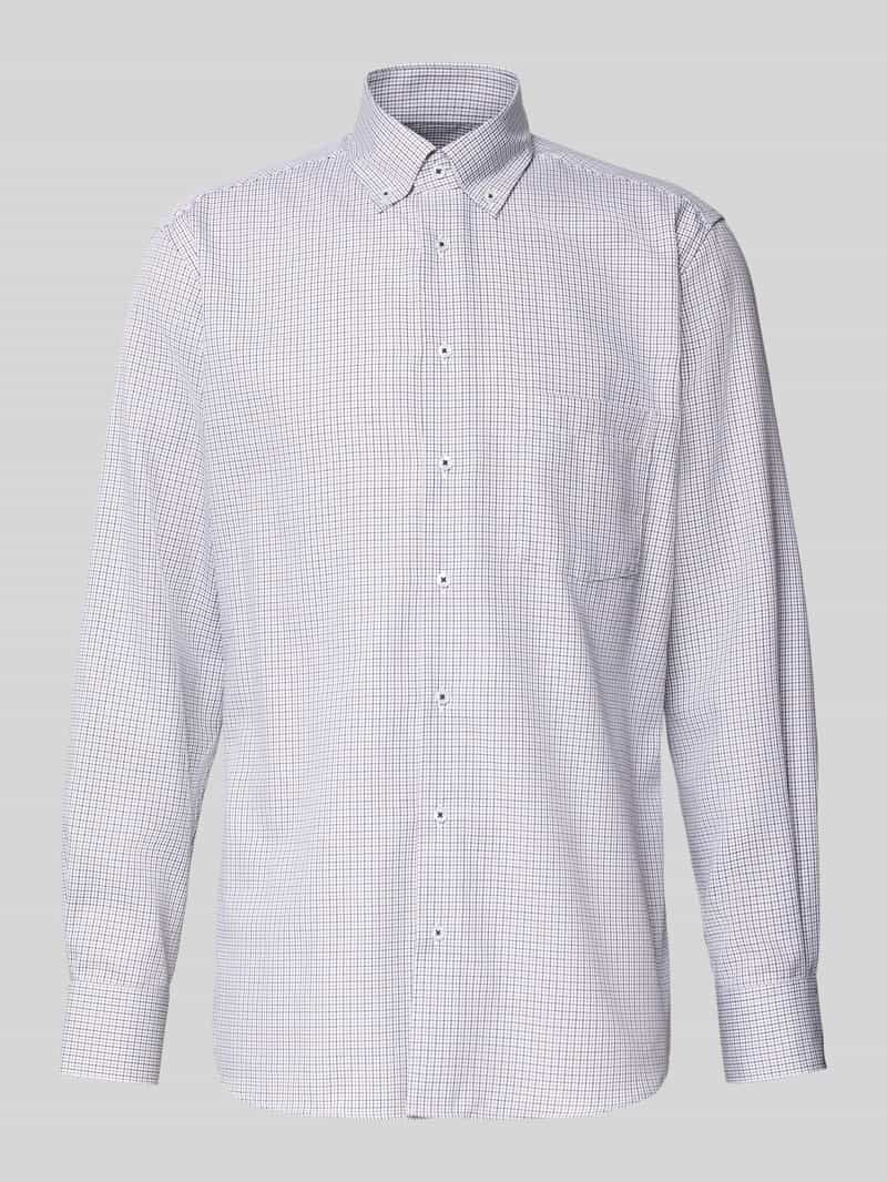 Koszula biznesowa o kroju regular fit z kołnierzykiem typu button down