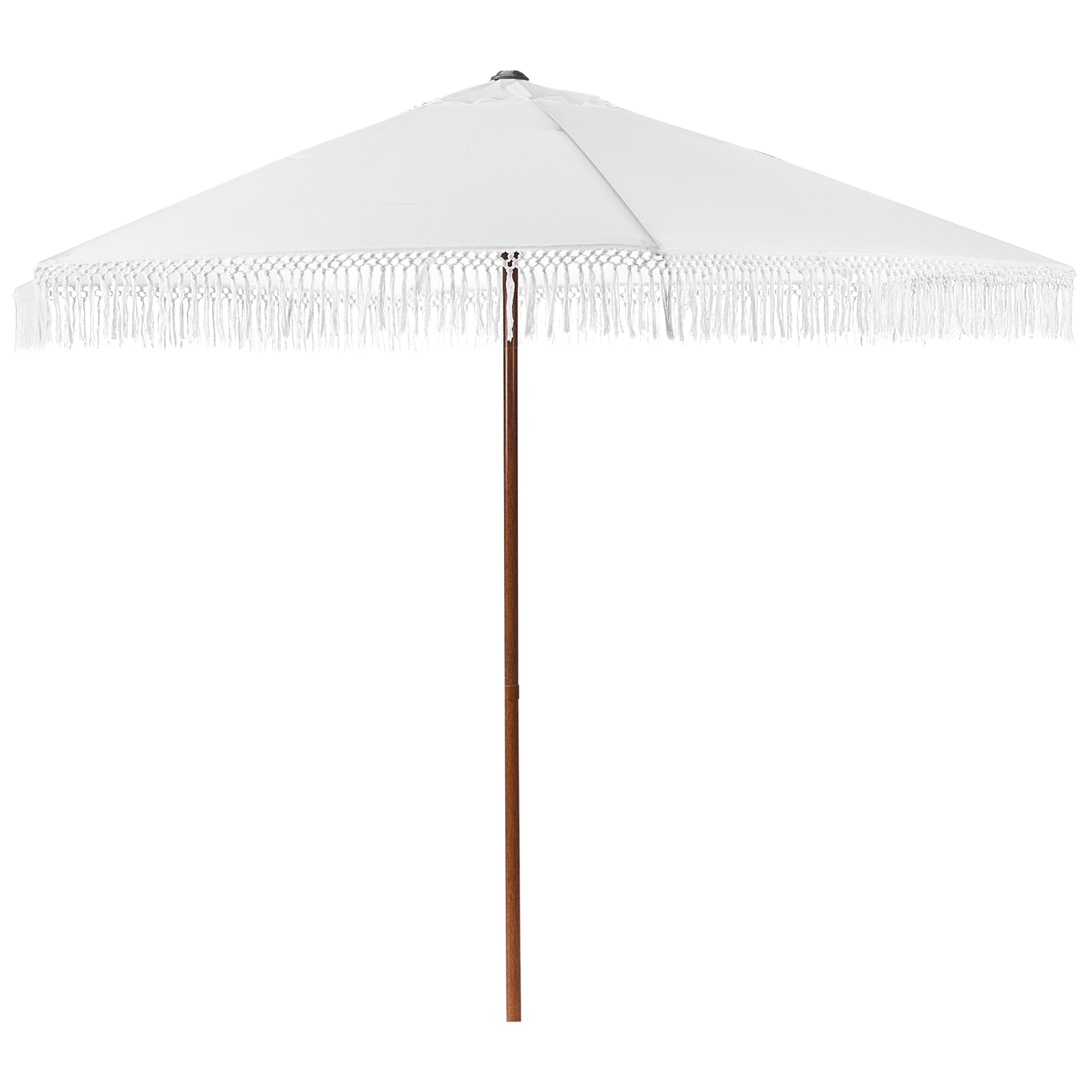 Beliani Parasol ogrodowy 258 cm MURASA Biały