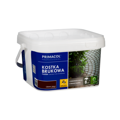 Farba do kostki brukowej ciemny brąz 2,5 l Primacol Professional