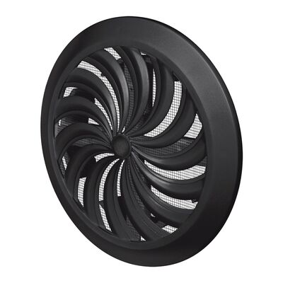 Osłona wentylacyjna fi100 mm czarny