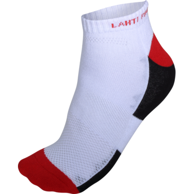 LAHTI PRO Skarpety robocze biało-czerwone krótkie 3 pary 