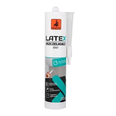 Dragon Latex uszczelniacz 280 ml biały kartusz