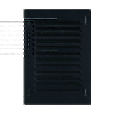 Osłona wentylacyjna 14x21 czarna