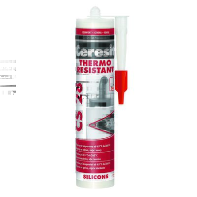 Ceresit Silikon wysokotemperaturowy CS28 czerwony 280 ml