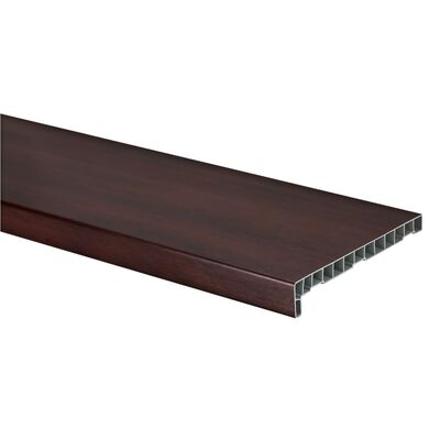 Parapet wewnętrzny PVC 30 x 156 cm mahoń Plasti King