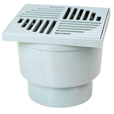 Wpust z prostym odpływem popiel 15 x 15 x 13 cm MAXPOL