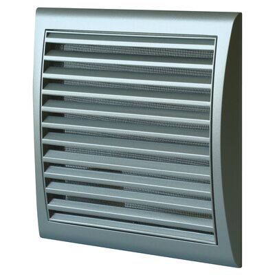 Kratka 190 x 190 mm z siatką srebrna