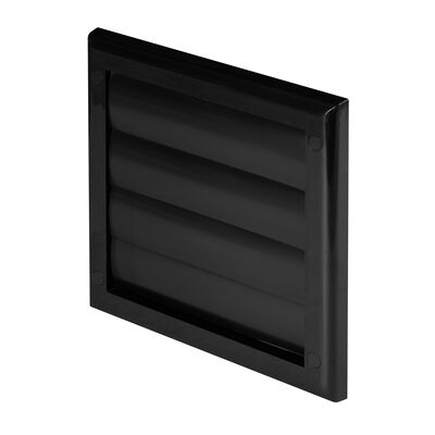 Osłona wentylacyjna 14 x 14 Ø125 czarny