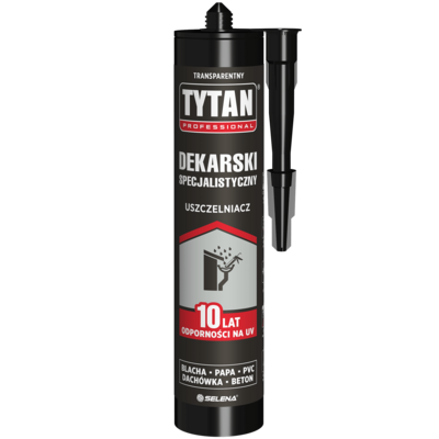 Uszczelniacz dekarski specjalistyczny 280 ml bezbarwny TYTAN PROFESSIONAL