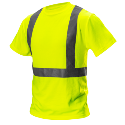 T-shirt ostrzegawczy żółty rozmiar M
