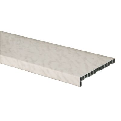 Parapet wewnętrzny PVC 25 x 186 cm marmur Plasti King