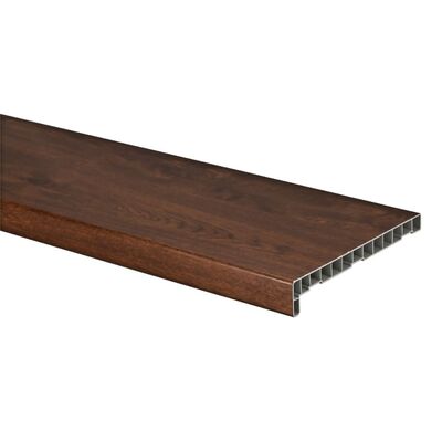 Parapet wewnętrzny PVC 30 x 126 cm orzech Plasti King