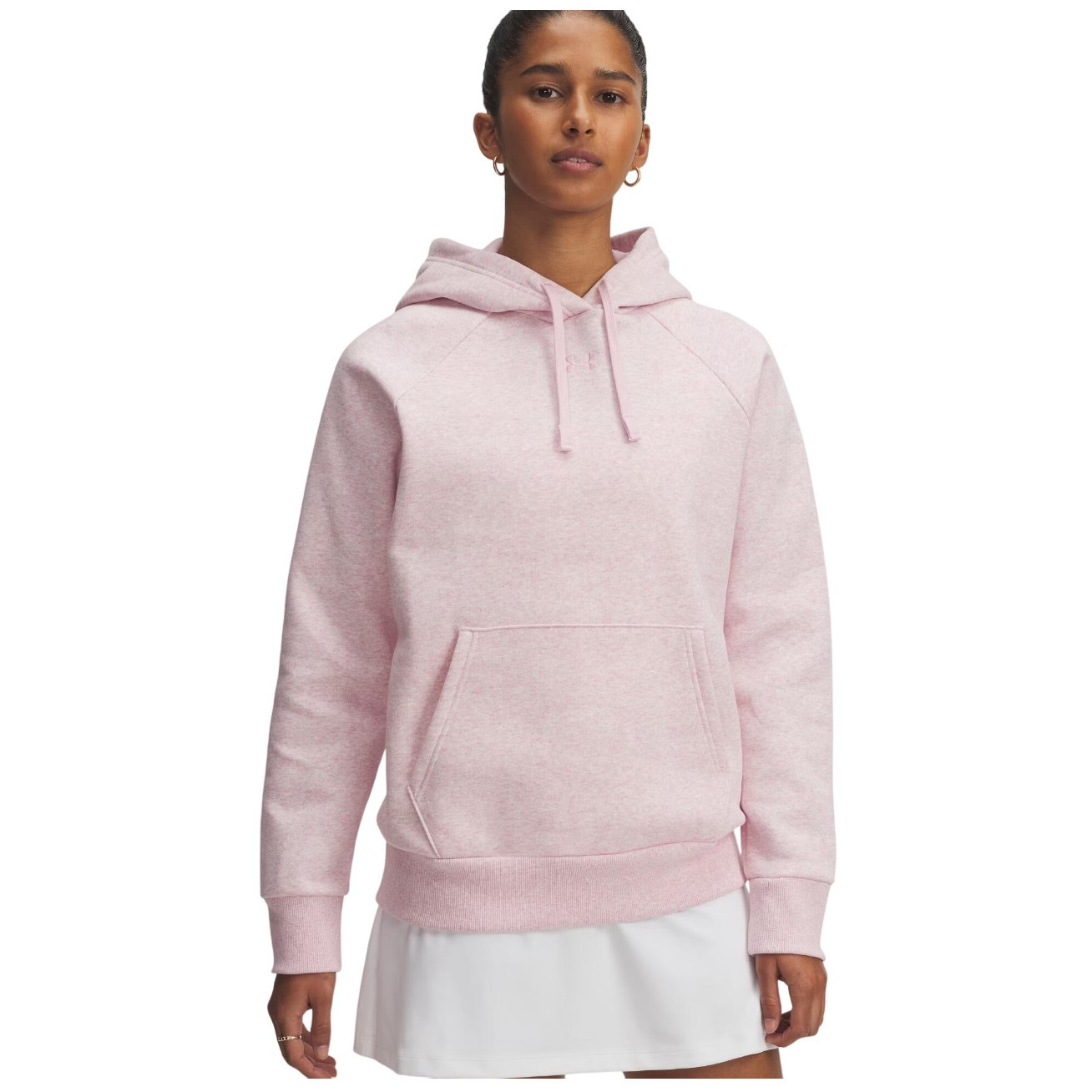 Bluza damska Under Armour Rival Fleece Hoodie Rozmiar: S / Kolor: różowy