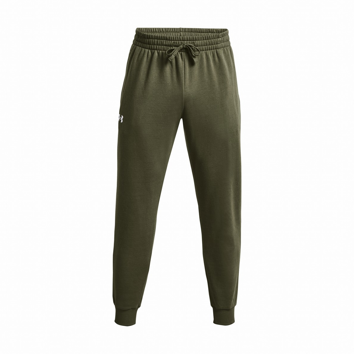 Męskie spodnie dresowe Under Armour Rival Fleece Joggers Rozmiar: XXL / Kolor: ciemnozielony