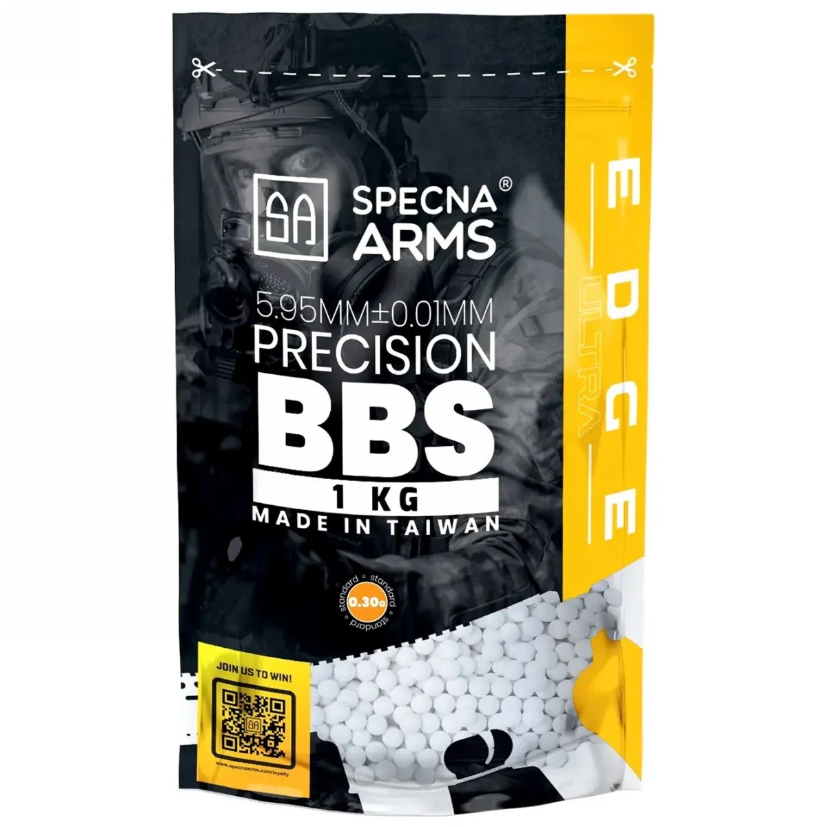Kulki precyzyjne 0,30g Specna Arms EDGE ULTRA™ - 1 kg - białe