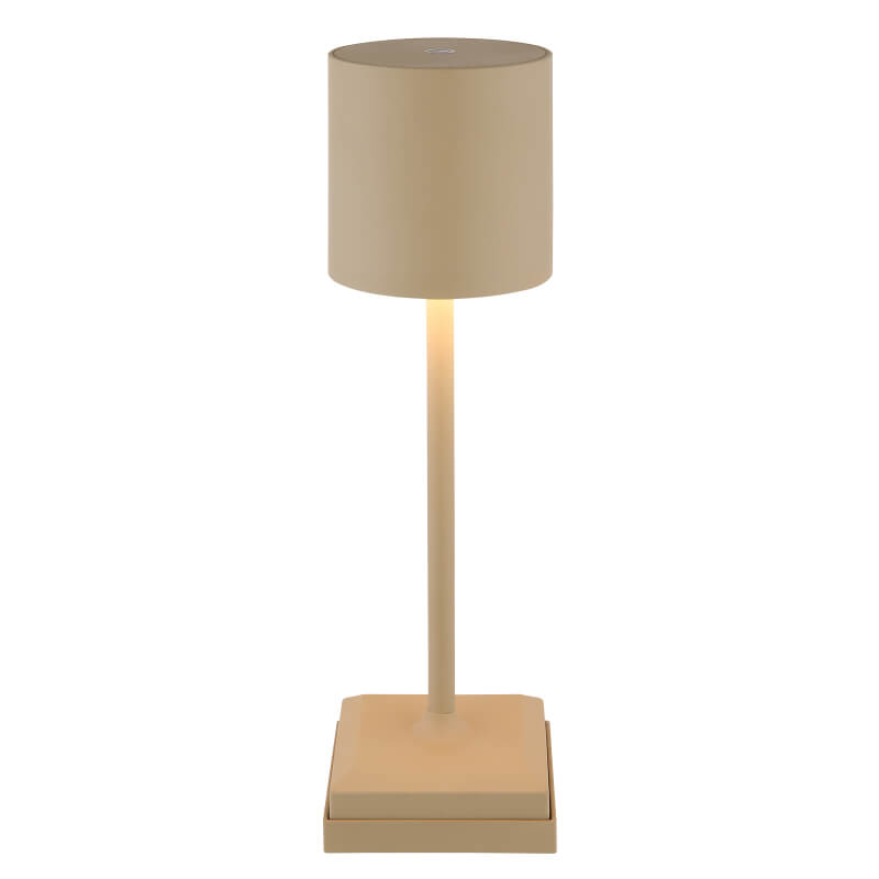 Abażurowa stojąca lampa Dixon 58487S LED 1,5W 2900K dotykowa beżowa
