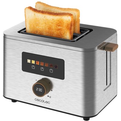CECOTEC Touch&Toast Double Upright Inox