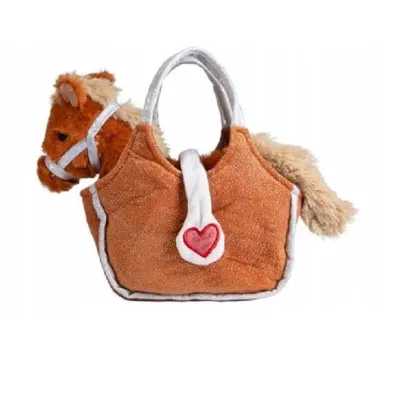 Pluszowy konik brązowy w torbie 2002342 Norimpex