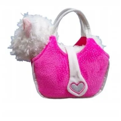 Pluszowy pies Terrier, w torbie Norimpex