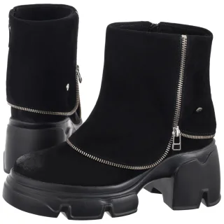 Botki Czarne 07145-01/00-8 (MA1458-a) Maciejka