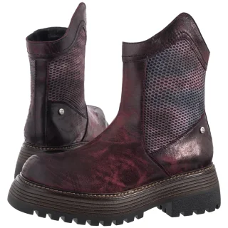 Botki Bordowe 07130-23/00-8 (MA1461-b) Maciejka