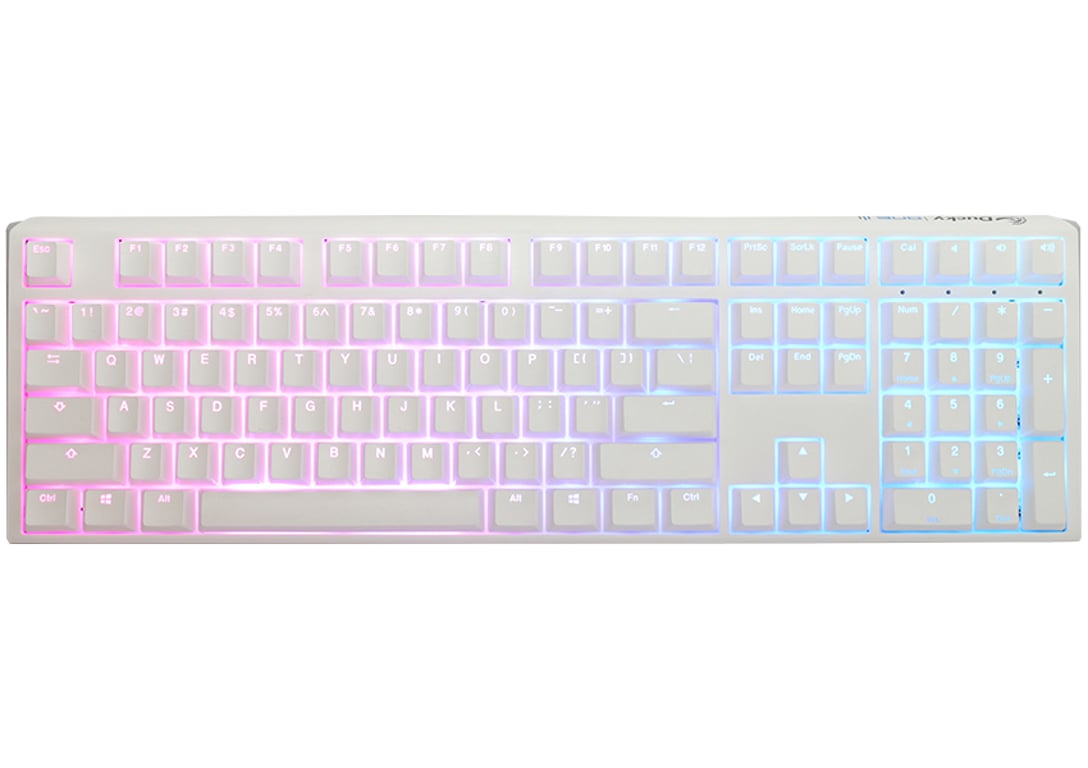 Ducky One 3 Classic Pure White klawiatura Gaming USB Niemiecki Biały DKON2108ST-SDEPDPWWWSC1