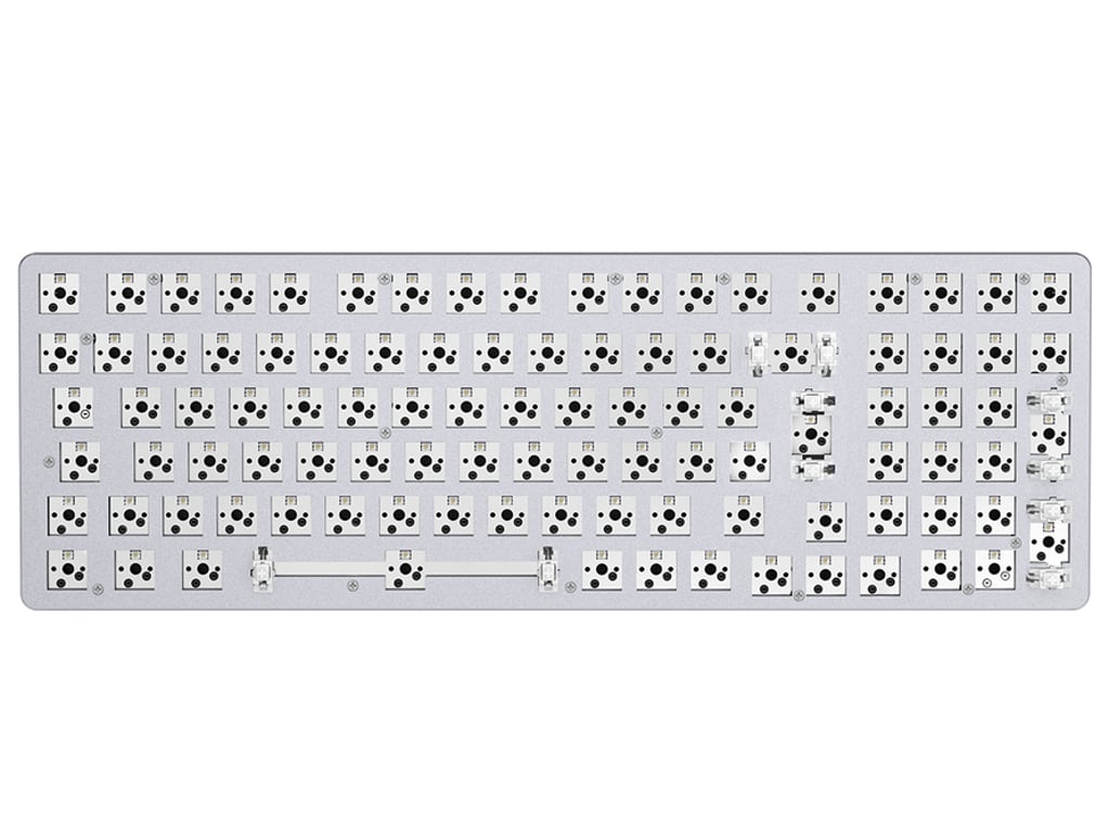 Glorious Gaming GMMK 2 klawiatura USB US English Biały GLO-GMMK2-96-RGB-ISO-W