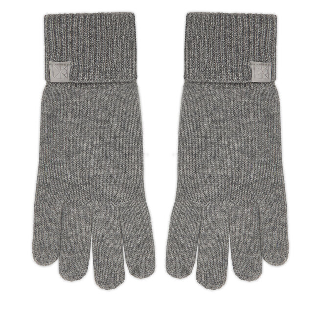 Rękawiczki Calvin Klein Emblem LV14D8016G Szary
