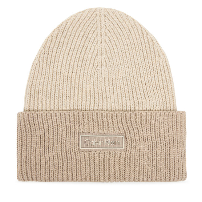 Czapka Calvin Klein LV04D8029G Écru