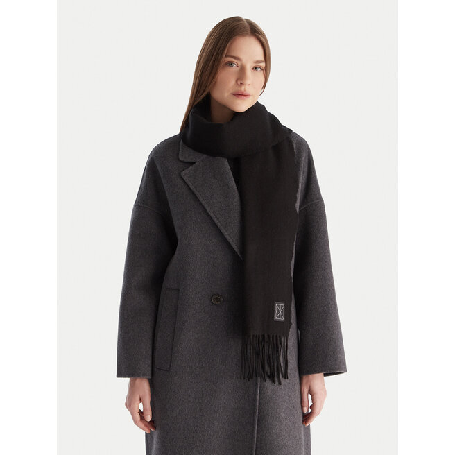 Szalik Calvin Klein Emblem LV04D8015G Czarny