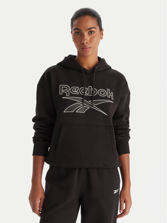Reebok Bluza Cali RK25174CCW Czarny Regular Fit