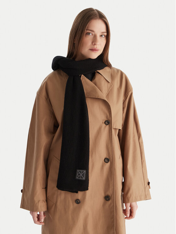 Calvin Klein Szalik Emblem LV04D8014G Czarny