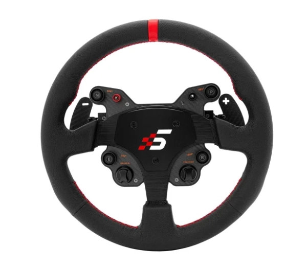 Simagic GT1-SR Skórzana 33 cm z łopatkami i szybkozłączem QR70