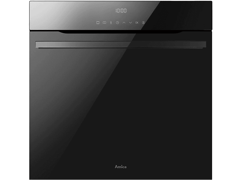 Amica MED57532BA Czarne szkło