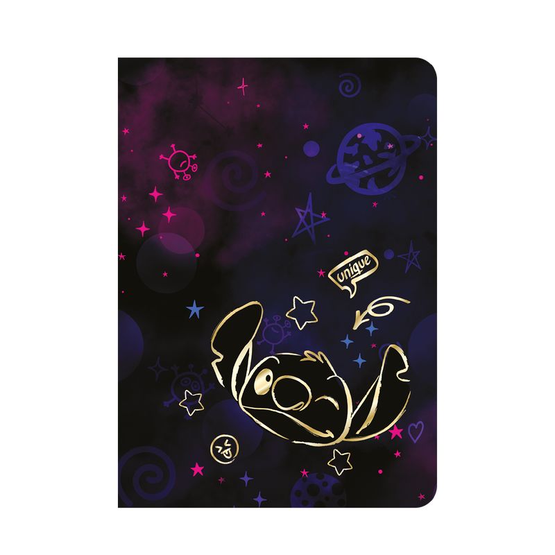 Patio Zeszyt A5 32k.w kratkę Disney Gold Stitch wzór 1