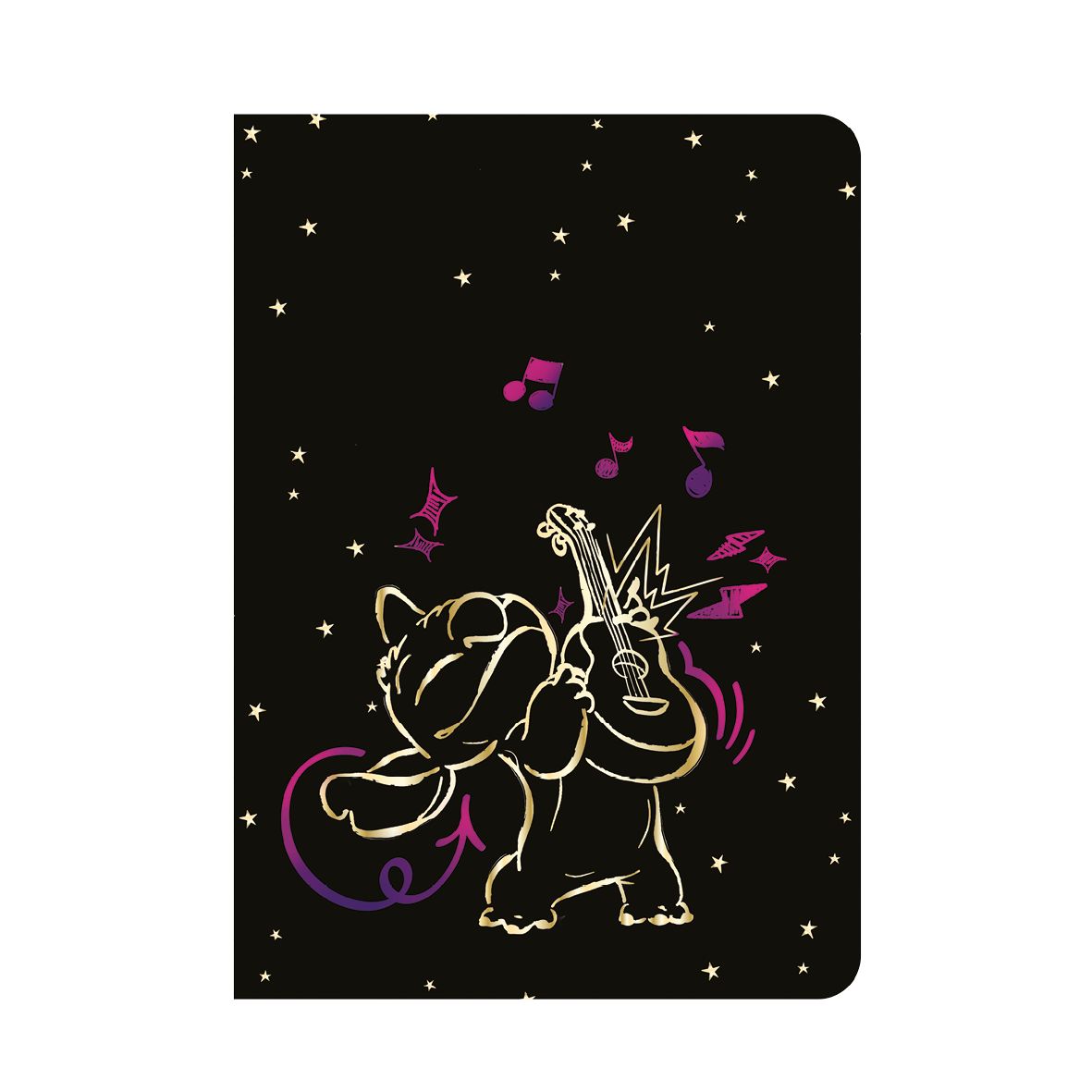 Patio Zeszyt A5 32k. 3 linie kolor Disney Gold Stitch wzór 1