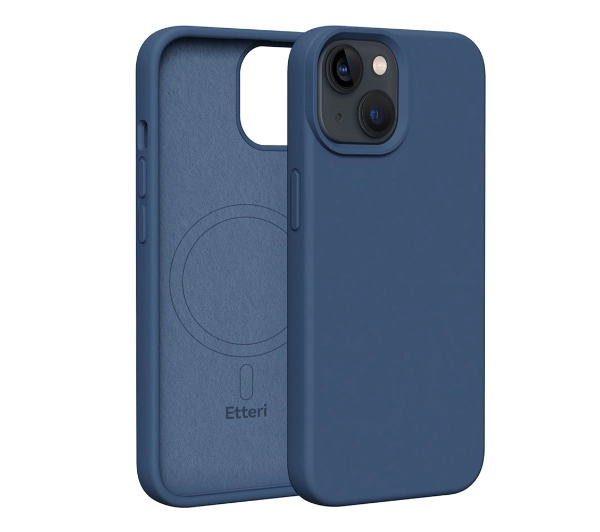 Etteri Silicone Case do iPhone 13 Niebieski