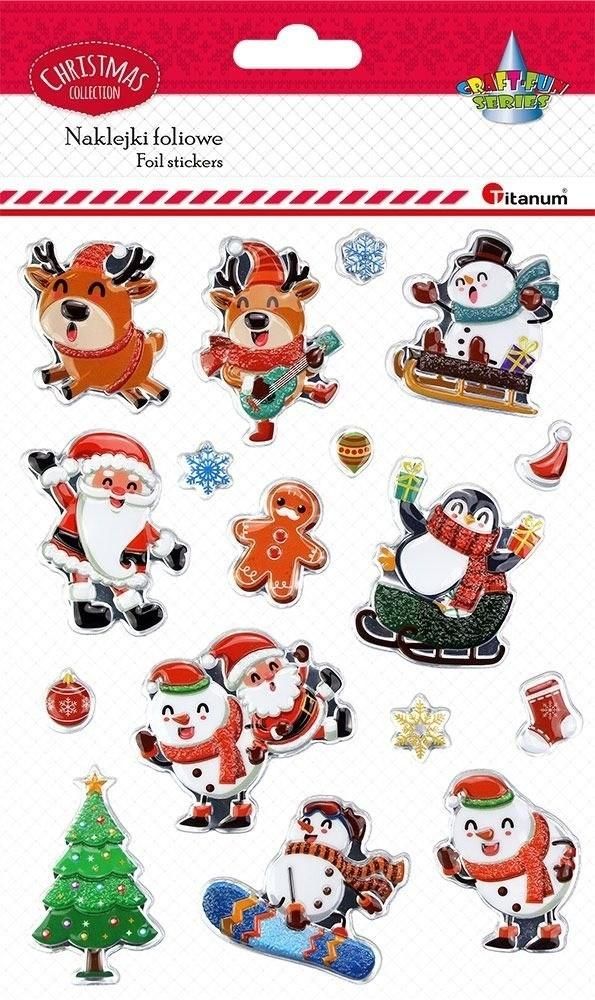 Naklejki wypukłe 17 szt