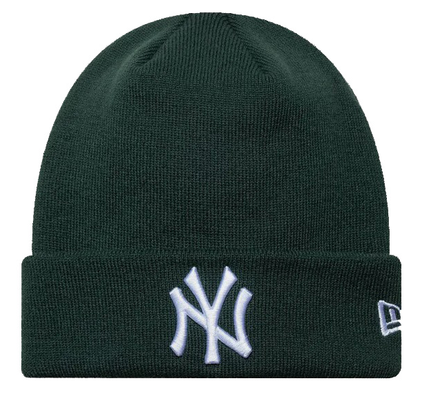 Czapka zimowa NEW ERA NYY MLB League Essential Knit Beanie zielona