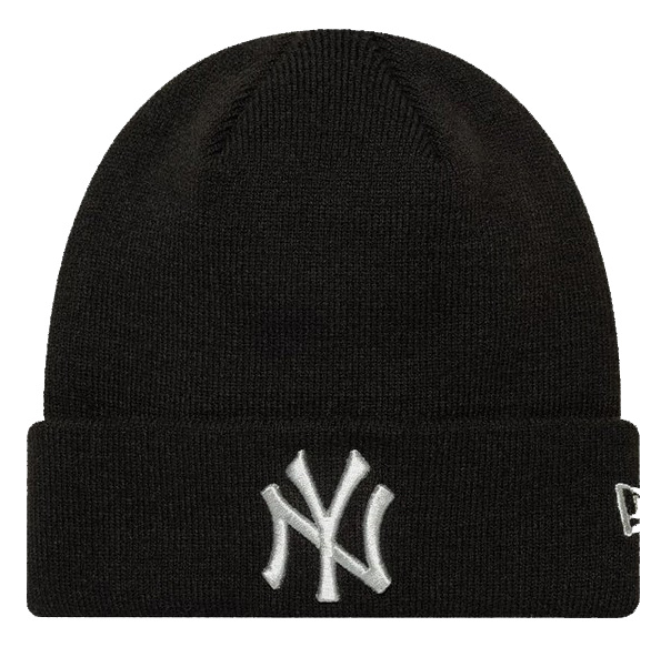 Czapka zimowa NEW ERA NY Yankees MLB Metallic Cuff Knit Beanie czarna